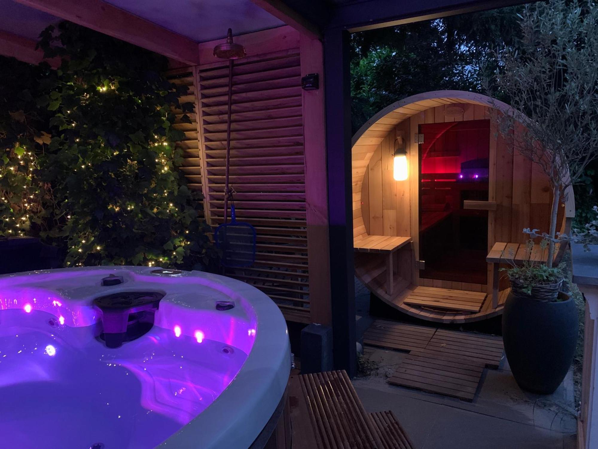 Romantisch Wellness Appartement Met Prive Hottub Sauna Gamesroom Den Ham Bagian luar foto